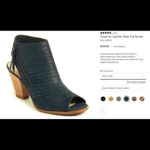 Paul Green Cayanne Leather -Great Condition, Ocean